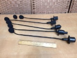 Shure MX418 Microflex Gooseneck Microphones - 5 pcs