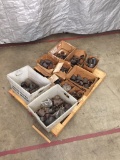 Assorted Hardware Metal Fittings Bearings Couplers Tees