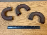 180 Degree Return Bend Copper Fittings - 3pcs