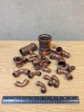 Assorted Wrot Copper Couplings Elbows Tees