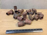 Assorted Copper Fittings Elbows Tees
