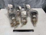 Siemens Flowrite 599 Series Brass Water Valves & 4