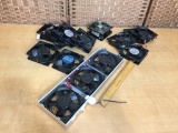 Assorted Muffin Fans / 12V 24V 110V - 13pcs