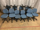 Office Master BC42 Rolling Office Chairs - 14pcs