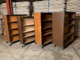 Rolling Bookshelves - 4 pcs