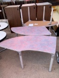 Curved Tables - 4pcs ONE Lot