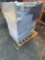 Grey Office Return with 2pcs Lateral File Drawers - ONE LOT