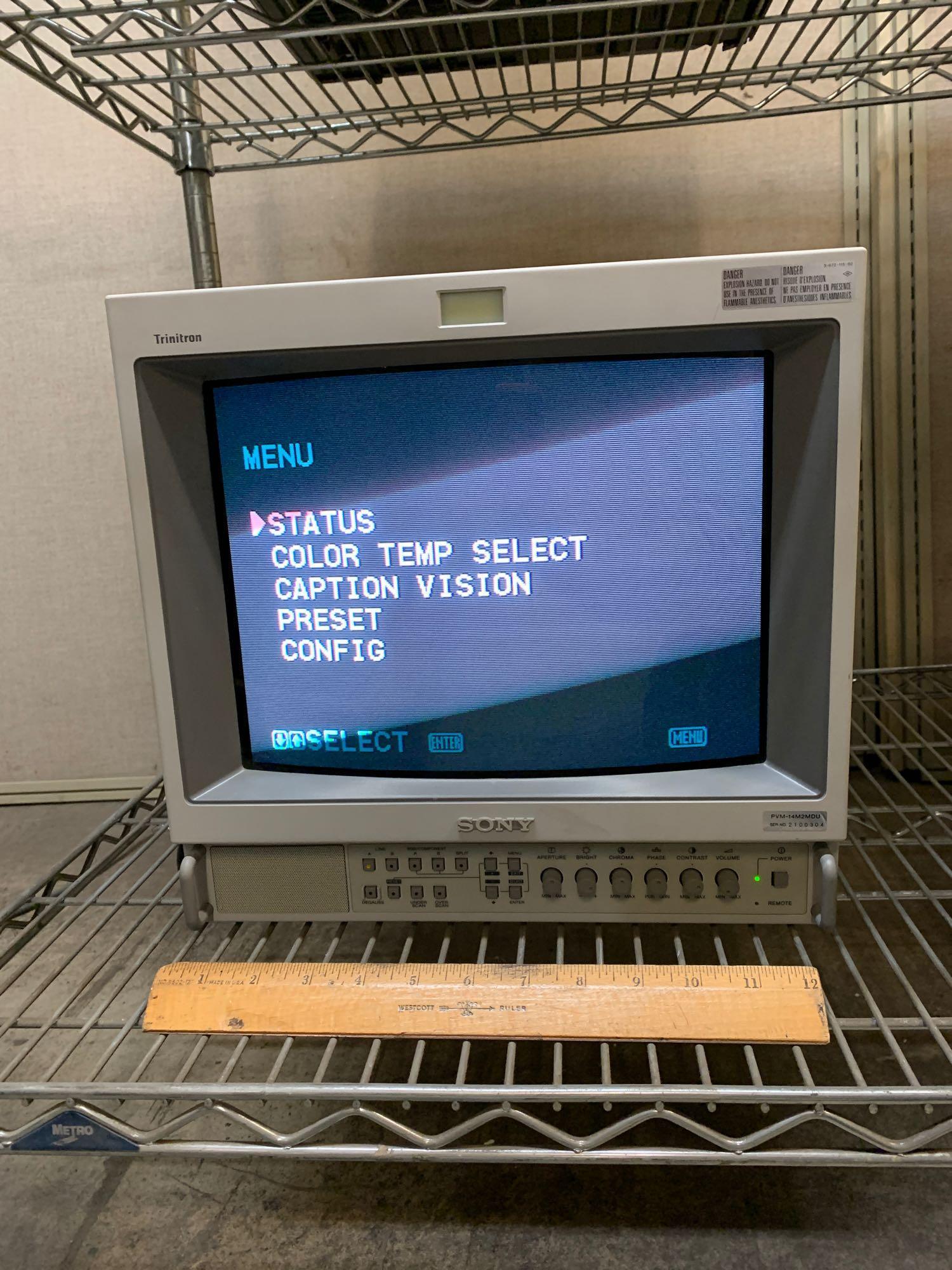 Sony PVM-14M2MDU Trinitron Color Video Monitor | Proxibid