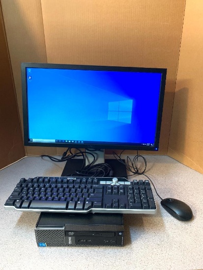 Dell Optiplex 9020 21.5" LCD Intel Core i5-4590S 3.0GHz 8GB 320GB Win 10 Pro Desktop Computer