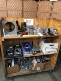 Assorted Aluminum Optical Test Table Mounts / Parts