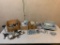 Assorted Hardware / Bolts / Nuts Washers / Steel Box