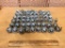 Conveyor Steel Ball Transfer Bearing / Roller Ball Stud Mount 20lbs - 54pcs