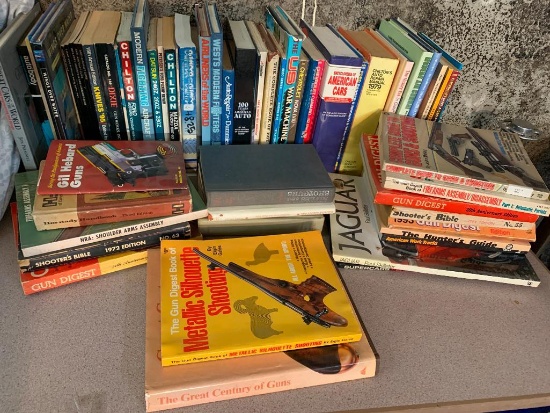 Mixed Books / Chilton Manuals / Auto / Firearms - 60+pcs