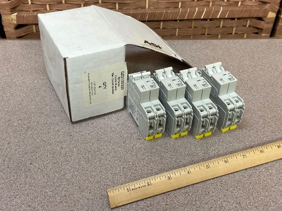 ASI QZ213D220 QZ Series 2 Pole 20amps 277/480 VAC Circuit Breakers - 4 pcs