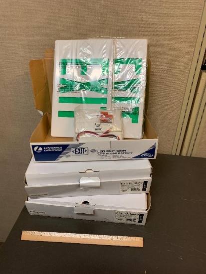 Lithonia Lighting LED Exit Signs - 4 pcs