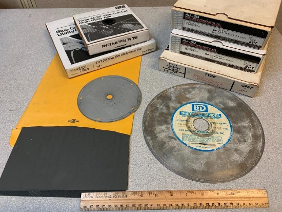 3M Sandpaper Discs / Silicon Carbide / 8in Disc / Diamond Cutting Blades