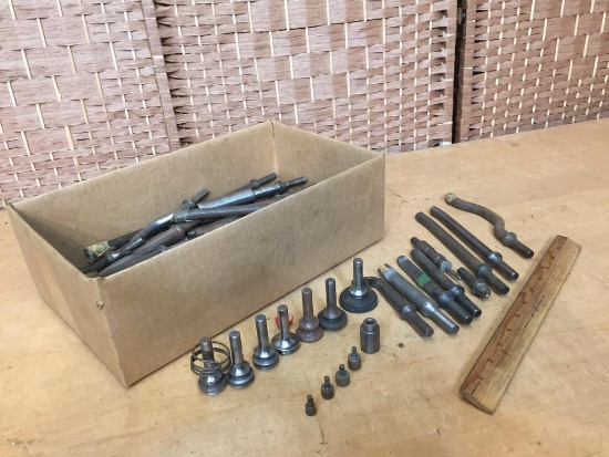 Lot of Hammer Bits / Chisels & Rivet Punch 25lbs