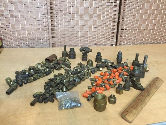 Assorted Hydraulic Fittings 14lbs
