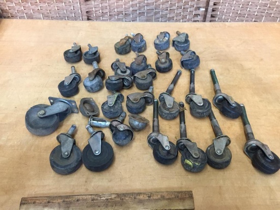 Assorted Rubber Cart Wheels 12lbs