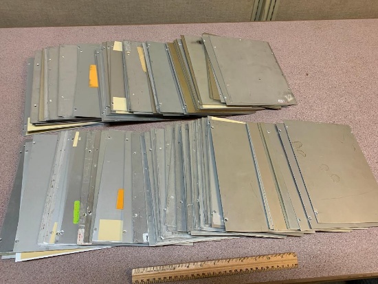 Aluminum Sheets 7.375x9.75x1/8 - 136pcs