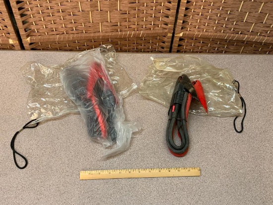 Heavy Duty Anderson Power to Alligator Clips Battery Adapter Cables - 2 pcs