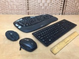 Dell KM636 / Logitech K350 Wirless Keyboards & Logitech Darkfield Mouse