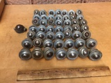 Conveyor Steel Ball Transfer Bearing / Roller Ball Stud Mount 18lbs - 50pcs