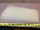 Polypropylene Sheets 13x32x0.375 - 4pcs