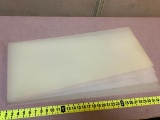 Polypropylene Sheets 13x32x0.375 - 4pcs