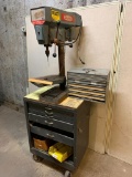 Dayton 3Z565 Drill Press w/ Tool Cabinet