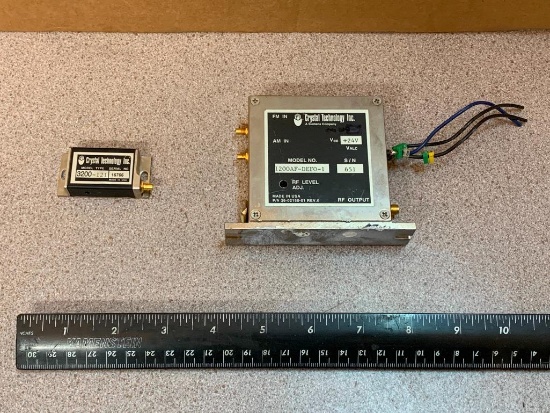 Crystal Technology 3200-121 Acusto-Optic Laser Modulator & 1200AF RF Driver