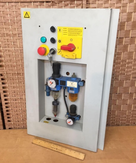 Custom Pneumatic Control Panel w/ Festo Pressure Regulators & Festo Water Traps