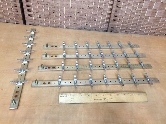 Silver Plated Copper Busbars - 5pcs