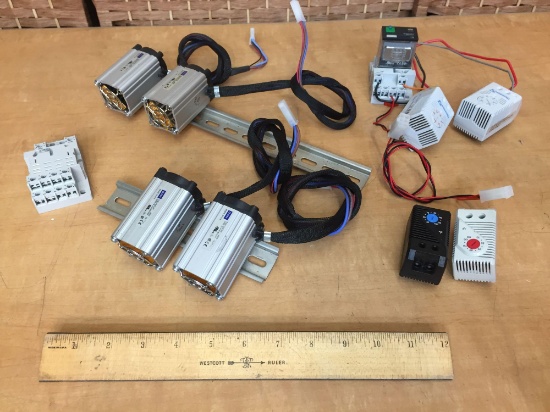 Assorted Electrical Components / 12VDC Heaters / Thermostats / Relay