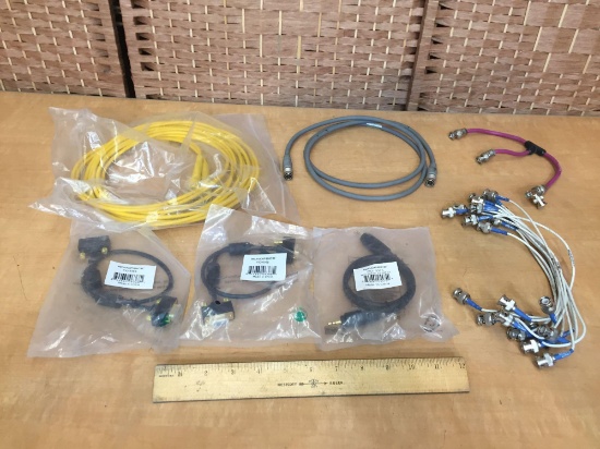 Assorted Cables / Monoprice VGA & 3.5mm Audio / BNC Coaxial