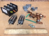 Assorted Electrical Components / Connector Blocks / Circuit Breaker Terminal Lugs / Fuse Holders