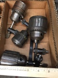 Jacobs and others Adjustable Drill Chucks - 4pcs