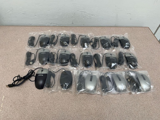 Dell USB Optical Mice - 15pcs