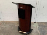 Amplivox Curved Lectern Podium