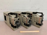 Sony DXC-M7 Vintage Broadcast Video Camera Camcorders - 3pcs