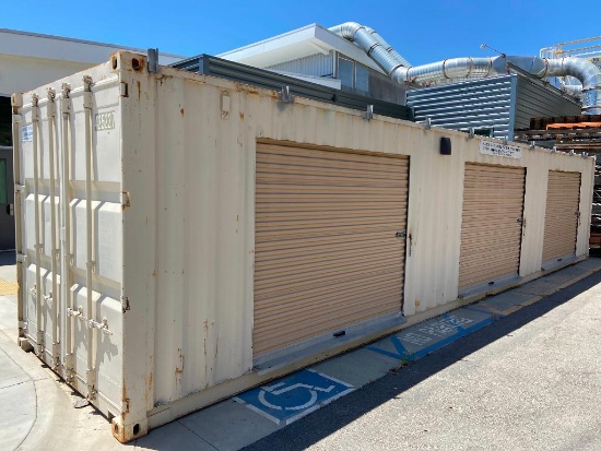 40' CONEX Box / Shipping / Storage Container + 3 Roll Up Doors