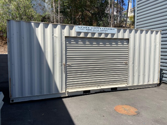 20' CONEX Box / Shipping Container - Side Roll Up Door