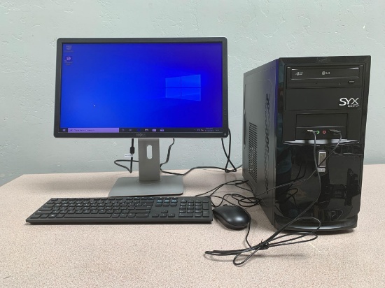 Custom PC 22in LCD Intel Core 2 Duo E7500 2.93GHz 4GB 500GB Win 10 Pro Desktop Computer