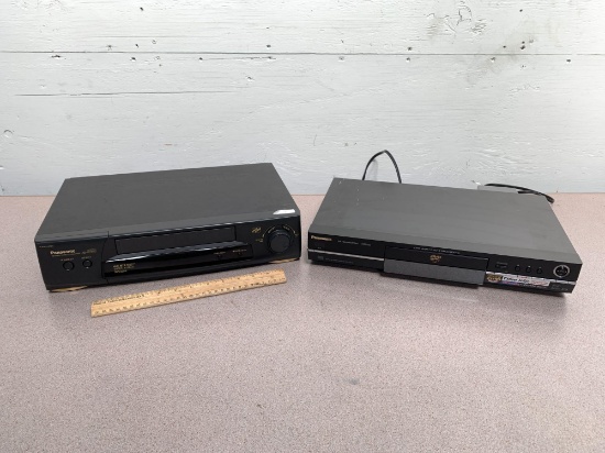 Panasonic AG-2550 HQ Super VHS Player & DMR-E30 DVD Recorder / Player - 2 pcs