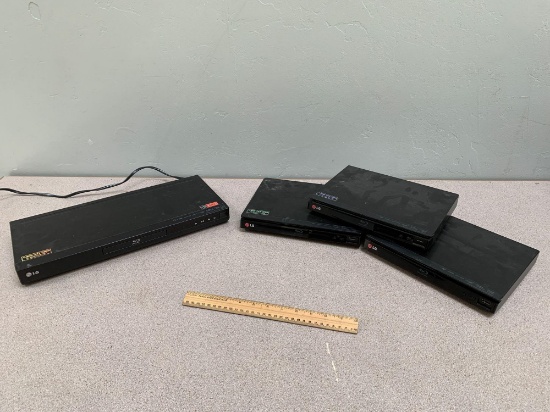 LG BD640 & BP330 Blu-ray Disc Players - 4pcs
