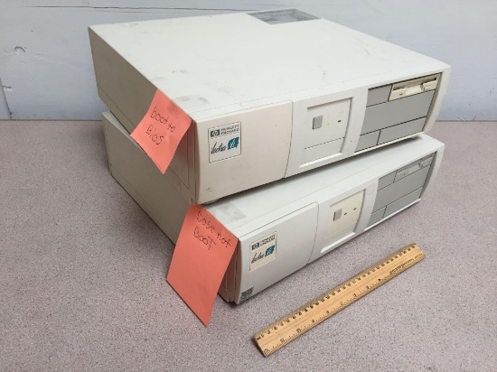 Hewlett Packard HP Vectra VL Desktop Computers - 2pcs