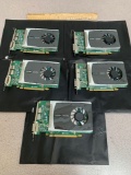 PNY / nVidia Quadro Computer Video Graphic Cards - 5pcs