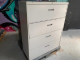 4 Drawer Lateral Metal File Cabinet 42 x 53 x 19