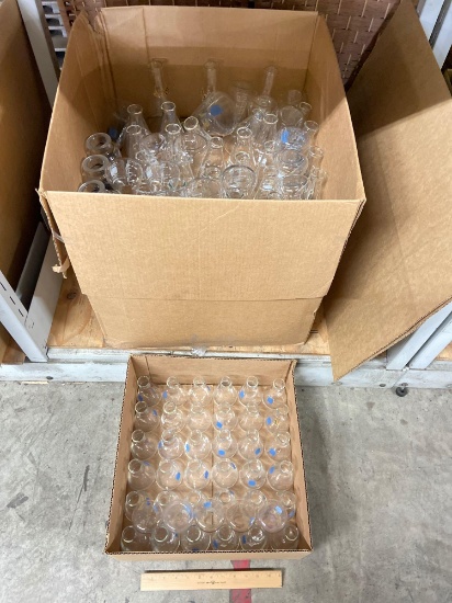 Laboratory Glass Flasks - 70pcs