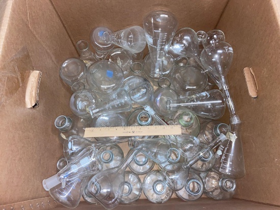 Miscellaneous Laboratory Glassware / Flasks / Bottles - 53pcs